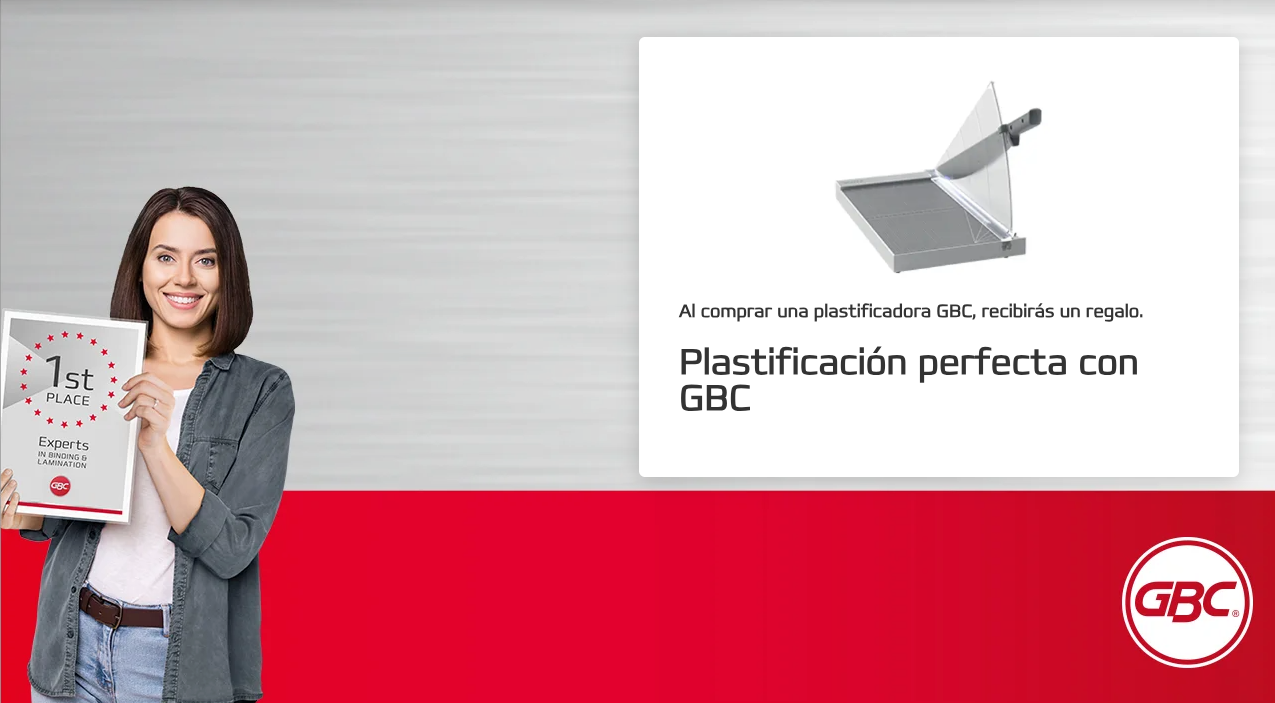 Plastificación perfecta con GBC