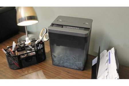 Destructora en casa de uso doméstico