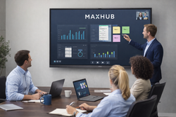 Pantallas interactivas en el entorno de trabajo: qué son, ventajas y por qué elegir MAXHUB