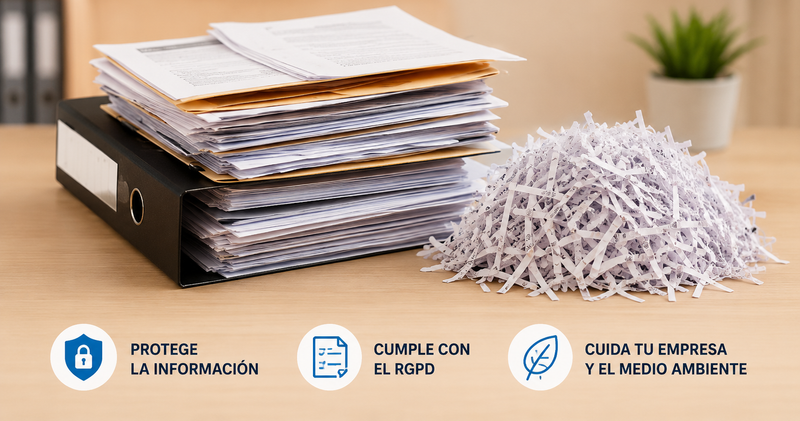 ¿Por qué es importante utilizar una destructora de papel?