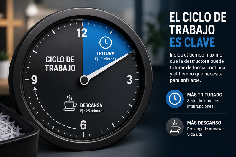 No olvides el ciclo de trabajo