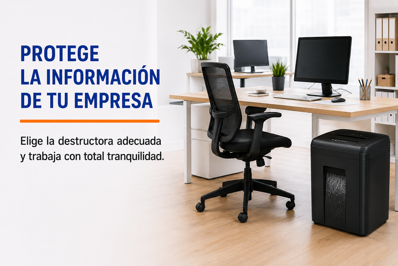 ¿Qué destructora necesita tu empresa?