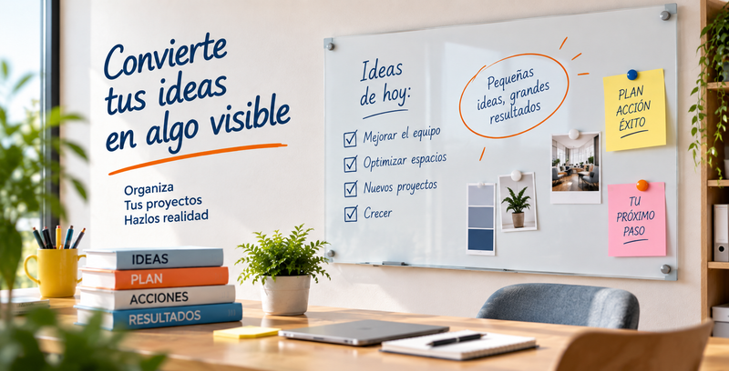 Convierte tus ideas en algo visible
