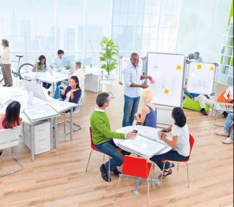 6. Zonas colaborativas bien equipadas