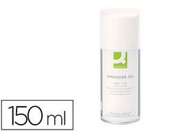 Aceite lubricante q-connect en spray para destructora de documentos 150 ml