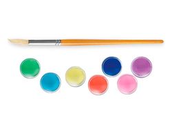 Acuarela carioca 12 colores con pincel estuche de plastico