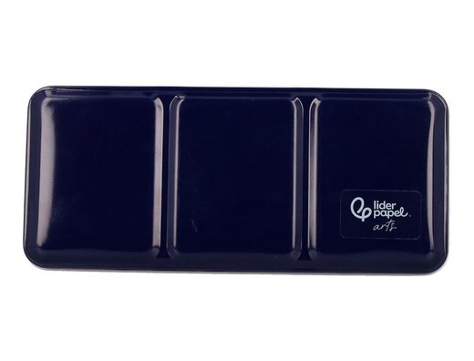 Acuarela liderpapel 24 colores con pincel estuche metalico