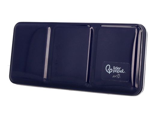 Acuarela liderpapel 24 colores con pincel estuche metalico