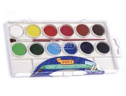 Acuarelas Jovi estuche 12 colores