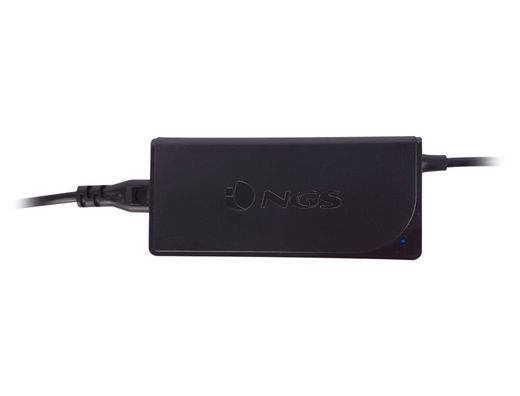 Adaptador de corriente ngs automatic 90w con 9 adaptadores y salida usb 2a
