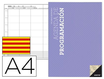 Agenda de Programacion Additio A4 Plan Mensual y Programacion Semanal Del Curso en Catalan