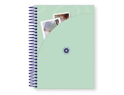 Agenda espiral antartik here and now A5+ 2026 día página morado papel 80g fsc