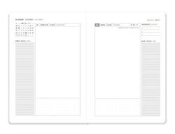 Agenda espiral antartik here and now A5+ 2026 día página rosa papel 80g fsc