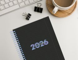 Agenda espiral liderpapel kimolos a6 2026 semana vista focus papel 70 gr FSC