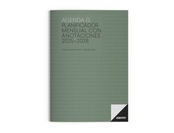 Agenda g mes vista additio planificador 16 meses 19,5x28,5 cm colores surtidos