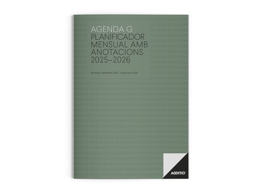 Agenda g mes vista catalan additio planificador 16 meses 195x285 mm colores surtidos