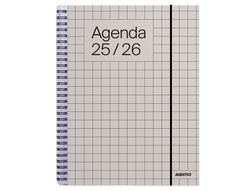 Agenda universal additio semana vista 16,5x21,5 cm curso escolar +16 ańos paginas anotaciones colores surtidos