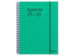 Agenda universal additio semana vista 16,5x21,5 cm curso escolar +16 ańos paginas anotaciones colores surtidos