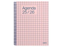 Agenda universal additio semana vista 16,5x21,5 cm curso escolar +16 ańos paginas anotaciones colores surtidos
