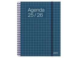 Agenda universal additio semana vista 16,5x21,5 cm curso escolar +16 ańos paginas anotaciones colores surtidos