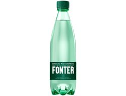 Agua Mineral Natural Con Gas Fonter Botella De 500Ml