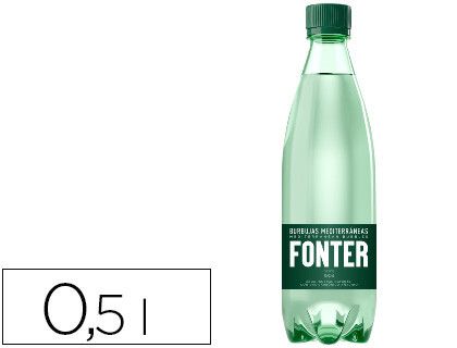 Agua Mineral Natural Con Gas Fonter Botella De 500Ml