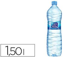 Agua Mineral Natural Font Vella Botella Sant Hilari 1,5L