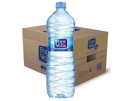 Agua Mineral Natural Font Vella Botella Sant Hilari 1,5L