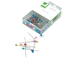 Agujas Señalizadoras Q-Connect -Caja de 80 Unidades -Colores Surtidos
