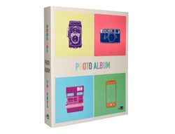 Album de fotos liderpapel anillas con 20 hojas autoadhesivas