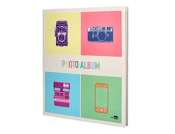 Album de fotos liderpapel anillas con 20 hojas autoadhesivas