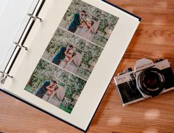 Album de fotos liderpapel anillas serie classic con 20 hojas autoadhesivas color azul