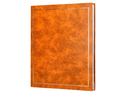 Album de fotos liderpapel anillas serie classic con 20 hojas autoadhesivas color marron