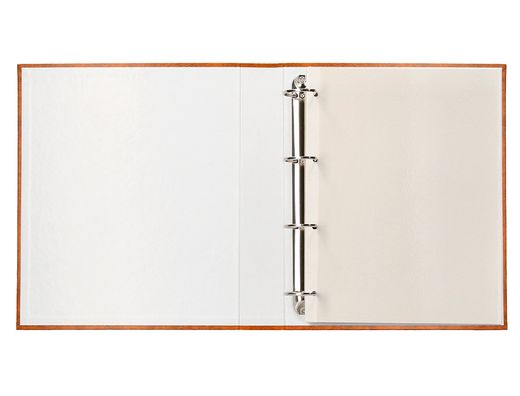 Album de fotos liderpapel anillas serie classic con 20 hojas autoadhesivas color marron
