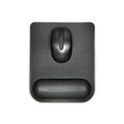 Alffombrilla con reposamuñecas Kensington Ergosoft para ratones estándar, negro