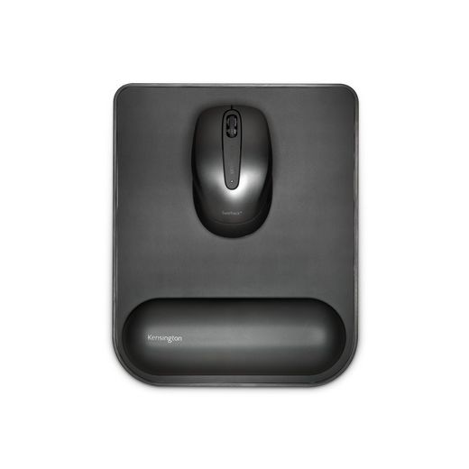 Alffombrilla con reposamuñecas Kensington Ergosoft para ratones estándar, negro
