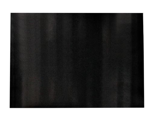 Alfombra para suelo q-connect premium para interiores antideslizante fibra polipropileno y fieltro gris 90x150 cm