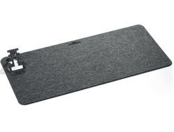 Alfombrilla de escritorio durable effect fieltro color antracita 700x330 mm