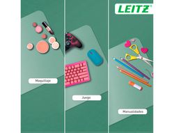 Alfombrilla de sobremesa leitz 70x36 cm transparente