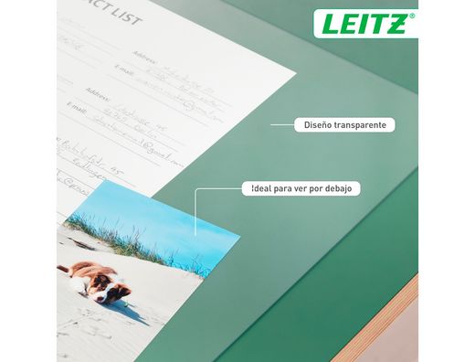 Alfombrilla de sobremesa leitz 70x36 cm transparente