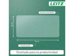 Alfombrilla de sobremesa leitz 70x36 cm transparente