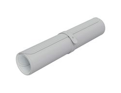 Alfombrilla de sobremesa leitz 80x40 cm color gris claro