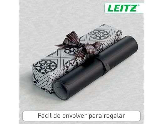 Alfombrilla de sobremesa leitz 80x40 cm color negro