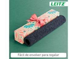 Alfombrilla de sobremesa leitz fieltro 70x36 cm color gris