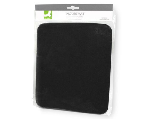 Alfombrilla para raton basic q-connect negra 260x220x5 mm