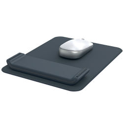 Alfombrilla para ratón con reposamuñecas ajustable Leitz Ergo, gris oscuro