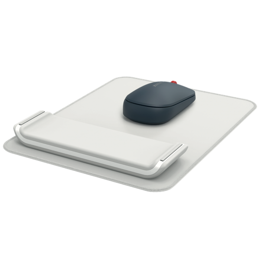 Alfombrilla para ratón con reposamuñecas ajustable Leitz Ergo, gris