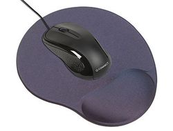 Alfombrilla para raton q-connect con reposamuÑecas de gel