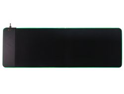 Alfombrilla para raton q-connect gaming con cargador inalambrico e iluminacion rgb color negro 800x300x4 mm