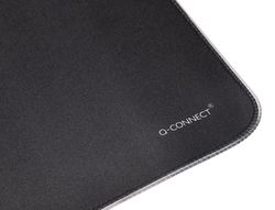 Alfombrilla para raton q-connect gaming iluminacion led conexion usb color negro 350x250x3 mm